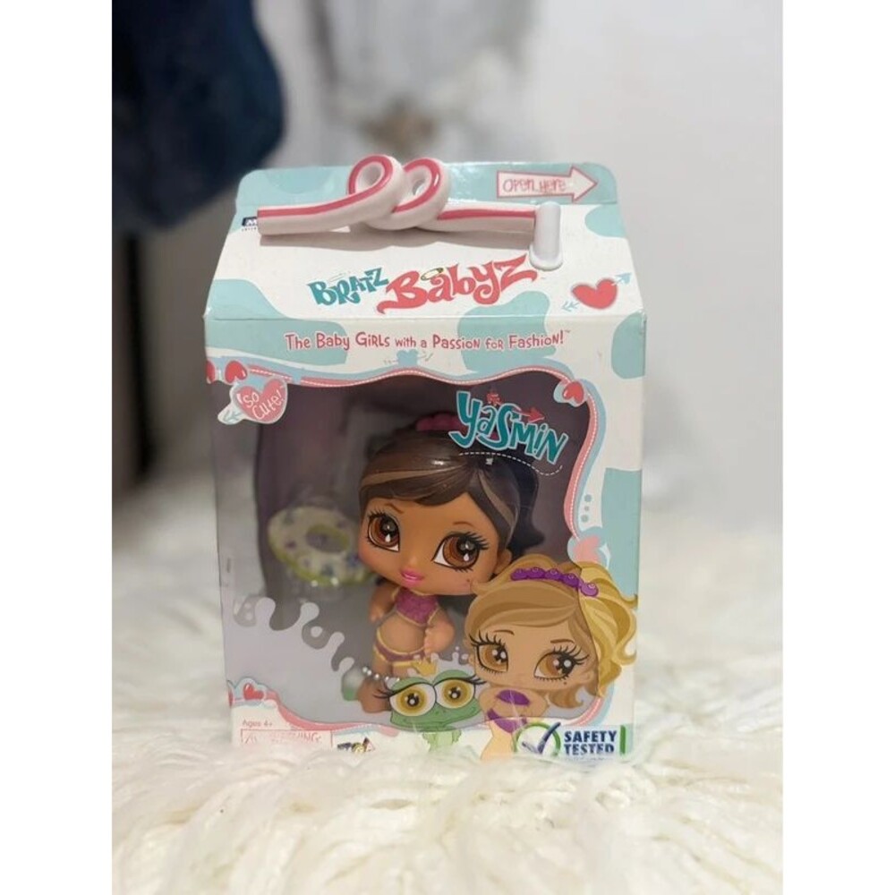 NIB Bratz Babyz Milk Carton Series 2008 Yasmin Doll Rare Collectible #068